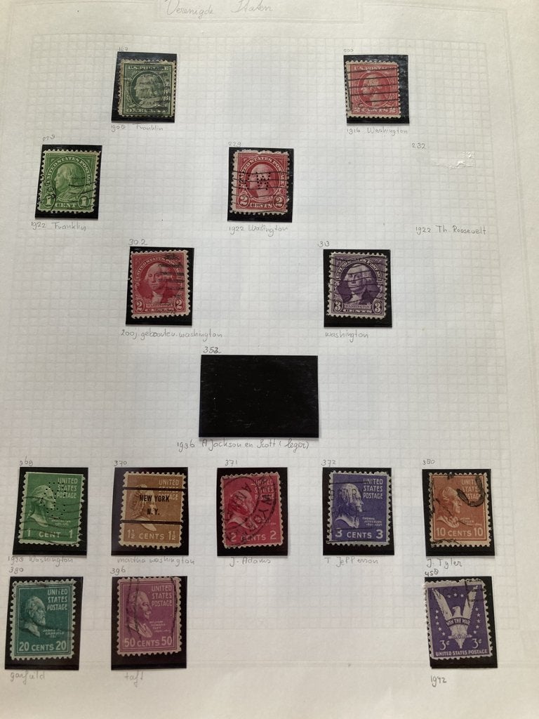 postzegels USA, Ophalen of Verzenden, Noord-Amerika