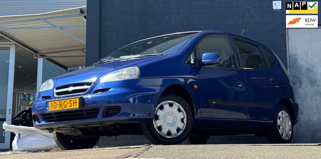 Chevrolet Tacuma 1.6i 16V Spirit met Garantie, Auto's, Chevrolet, Voorwielaandrijving, Stof, Gebruikt, Zwart