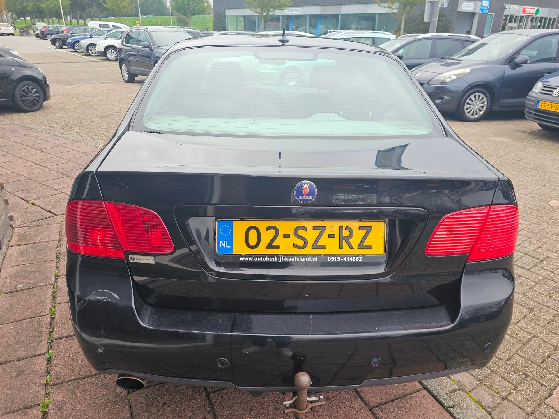 Saab 9-5 2.3 Turbo Arc - Airco - Cruise -, Auto's, Voorwielaandrijving, Zwart, 4 cilinders, 2290 cc
