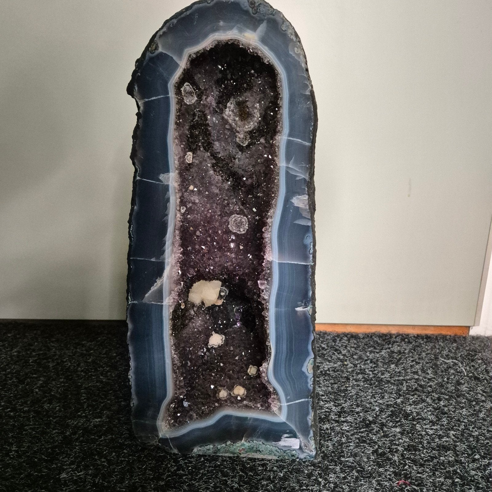 amethist geode, Ophalen