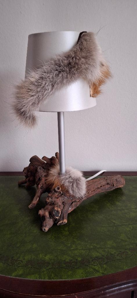 Schemerlamp met natuurlijke materialen., Ophalen, Nieuw, Overige materialen