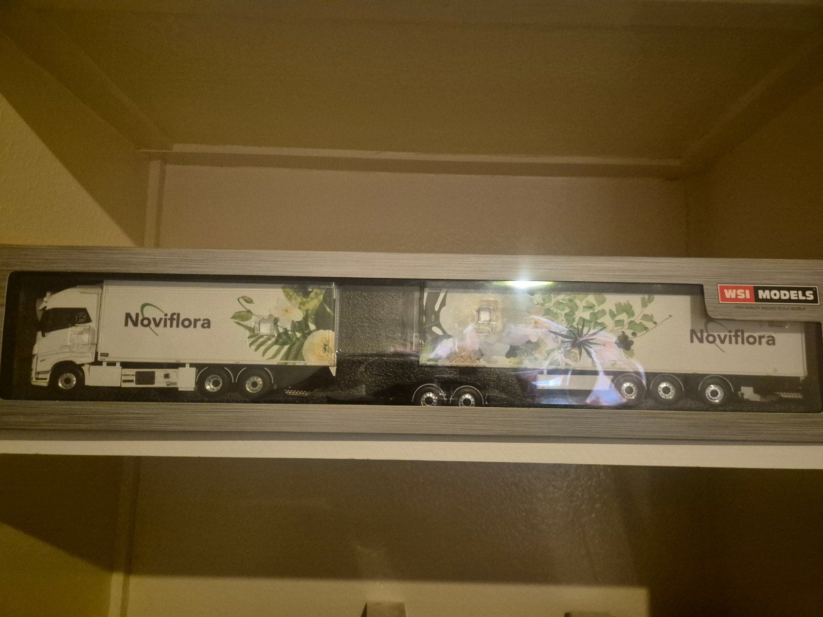 WSI Models JZ Transport Noviflora Volvo FH6 Globetrotter LZV, Ophalen of Verzenden, Nieuw, Bus of Vrachtwagen, Wsi