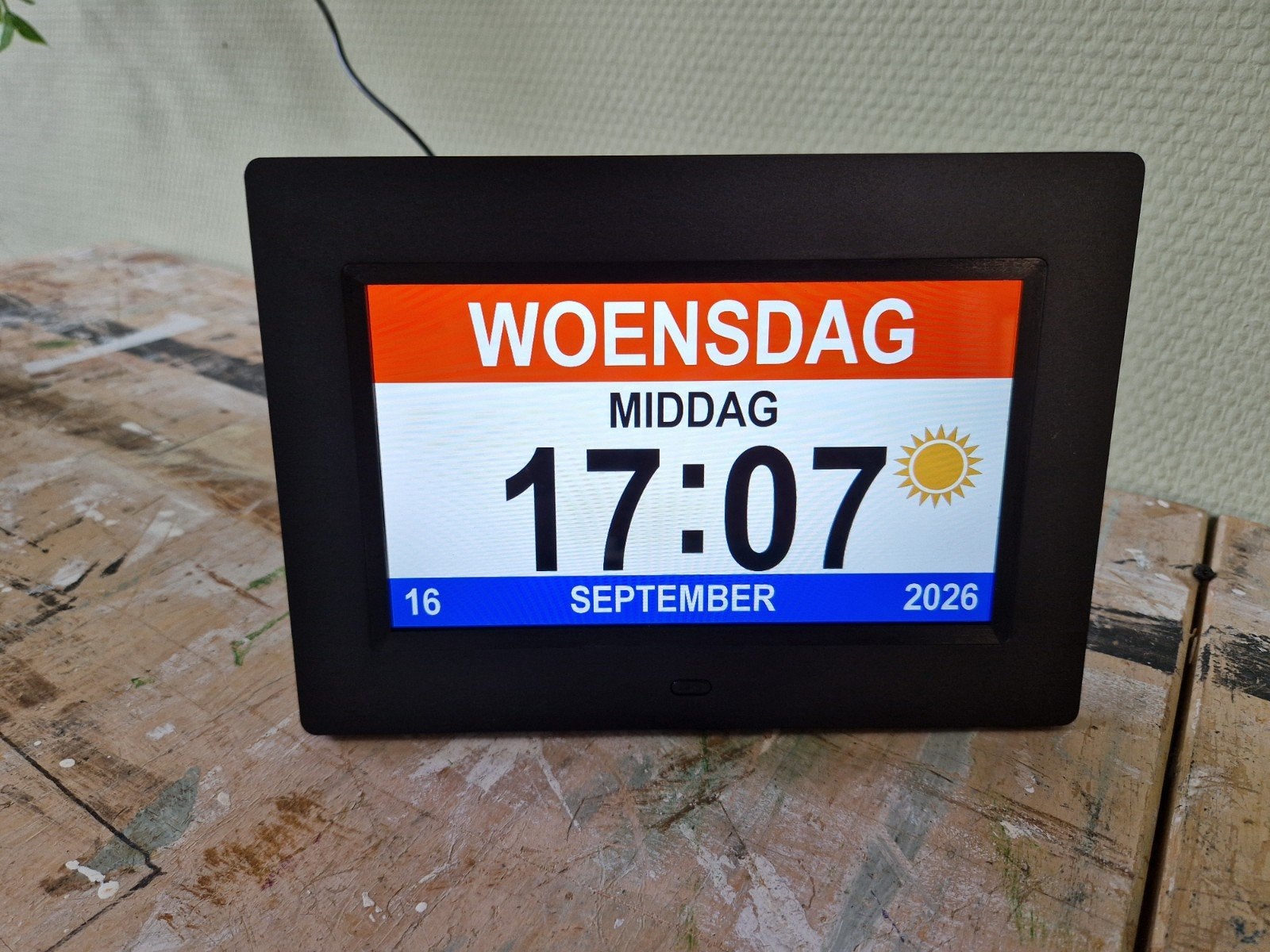 Dementie klok, Ophalen of Verzenden, Zo goed als nieuw