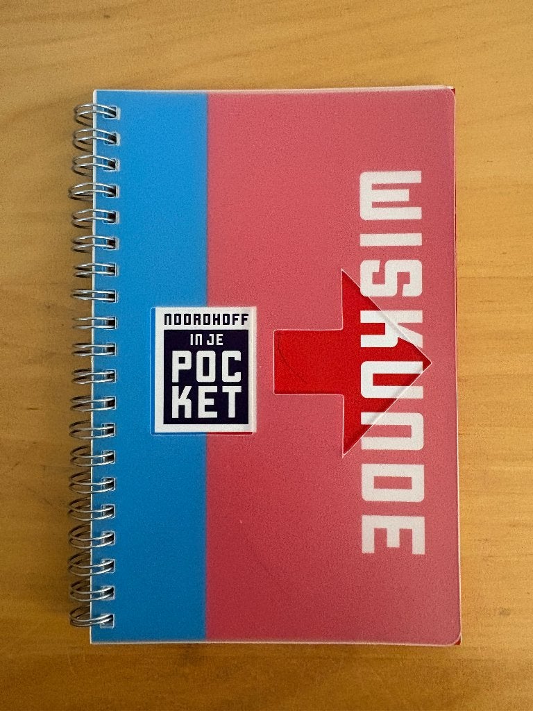 Wiskunde in je pocket; Noordhoff; ISBN 9789001780265, Ophalen of Verzenden, Beta, Zo goed als nieuw, HBO