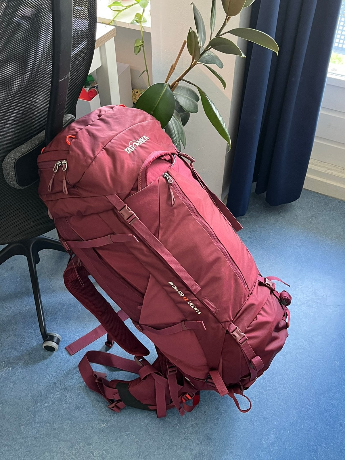 Tatonka Yukon X1 65+10W Red, Sieraden, Tassen en Uiterlijk, Tassen | Rugtassen, Ophalen of Verzenden, Zo goed als nieuw, Overige merken