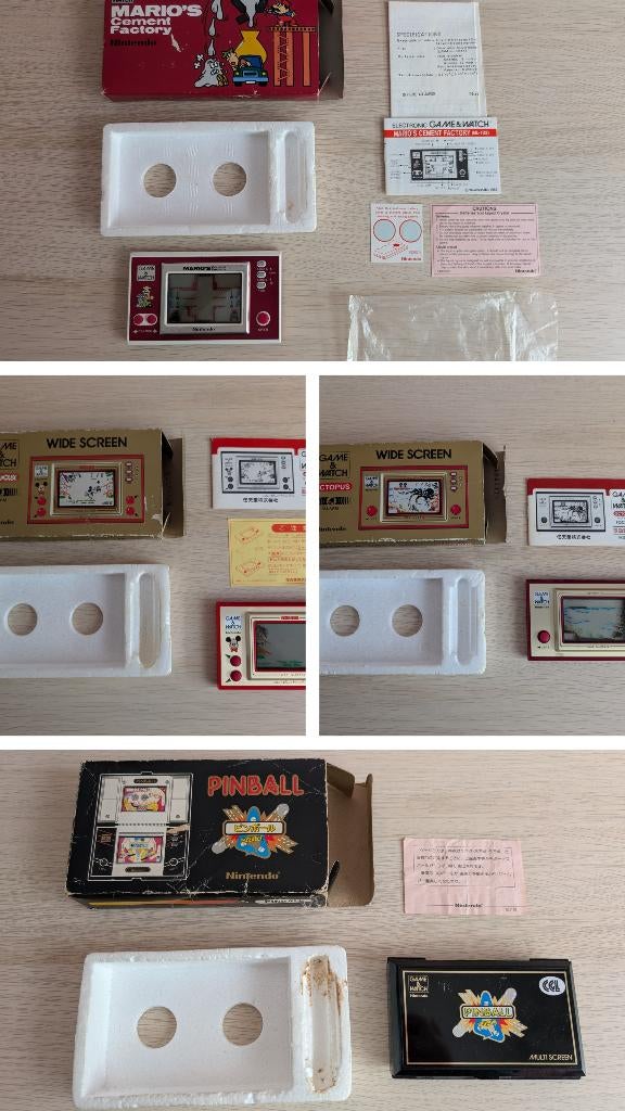 Game and Watch bundel 4 games, Ophalen of Verzenden, Nintendo, Gebruikt