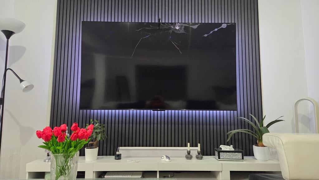 Defecte TCL 75V6C 75 inch 4K Ultra HD TV (onderdelen), Audio, Tv en Foto, Televisies, Overige merken, 50 Hz, Ophalen of Verzenden