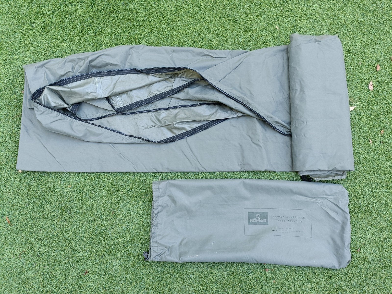 Nomad Zip-in Vestibule Floor Masai 2 - Tentgrondzeil, Caravans en Kamperen, Tenten, Ophalen of Verzenden, Zo goed als nieuw