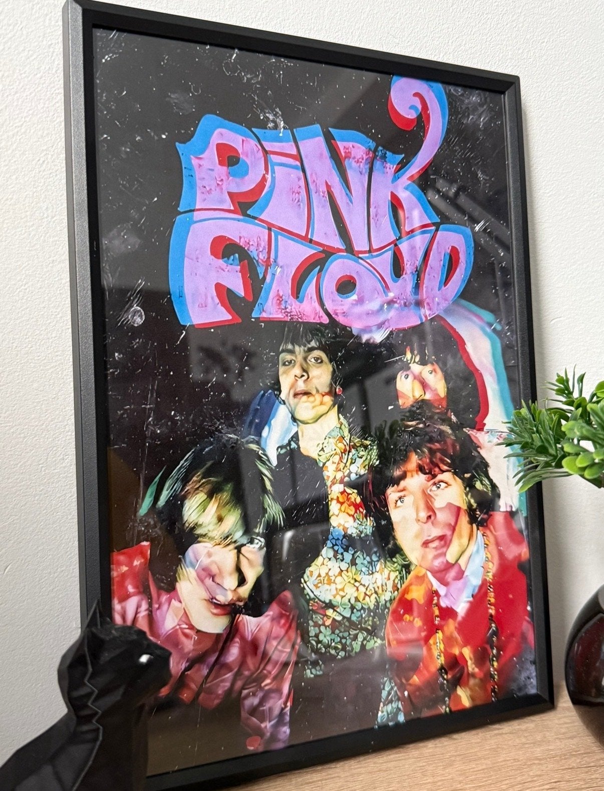 Pink Floyd Poster Ingelijst, 50 – 75, Minder dan 50 cm, Ophalen of Verzenden, Zo goed als nieuw