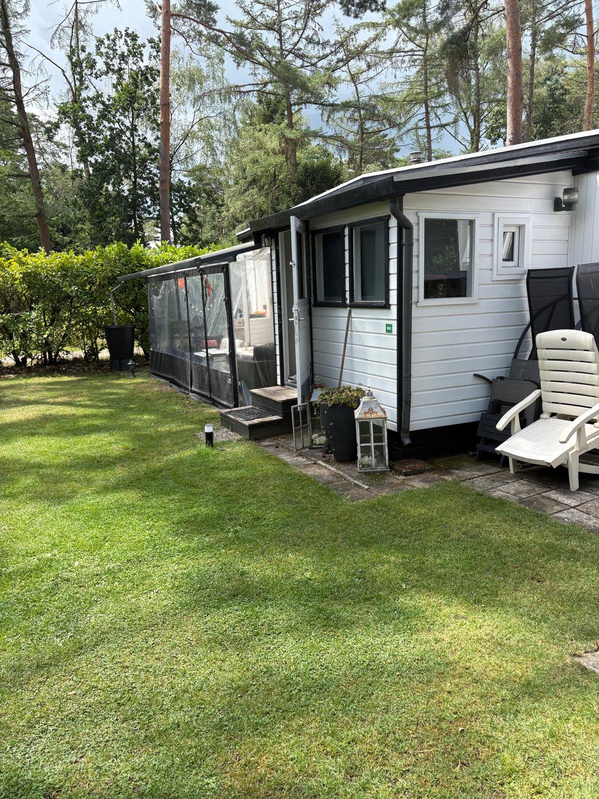 Mooie chalet  te koop, Caravans en Kamperen, Tot en met 4