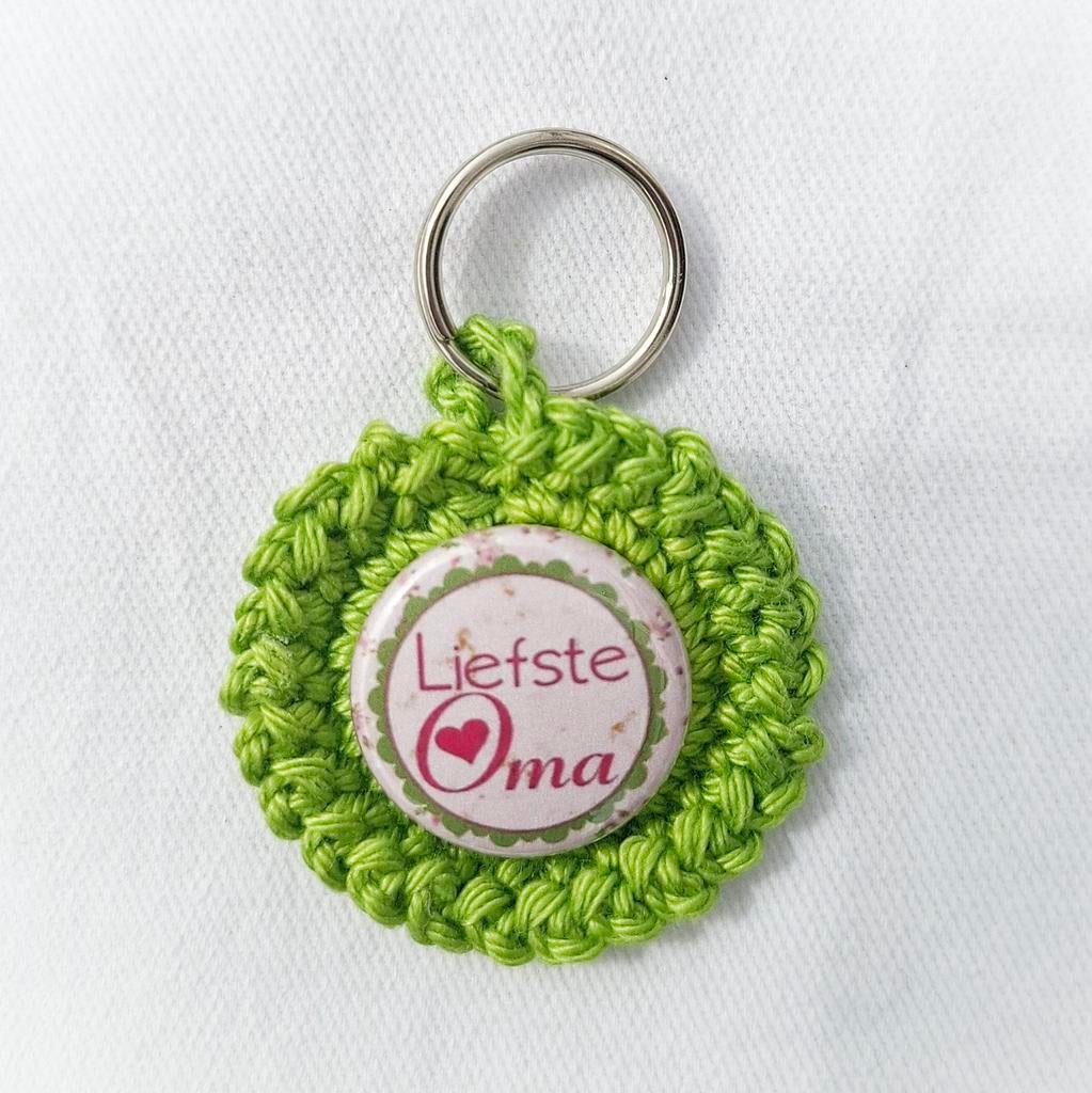 Gehaakte sleutelhanger "Liefste oma", Ophalen of Verzenden, Nieuw