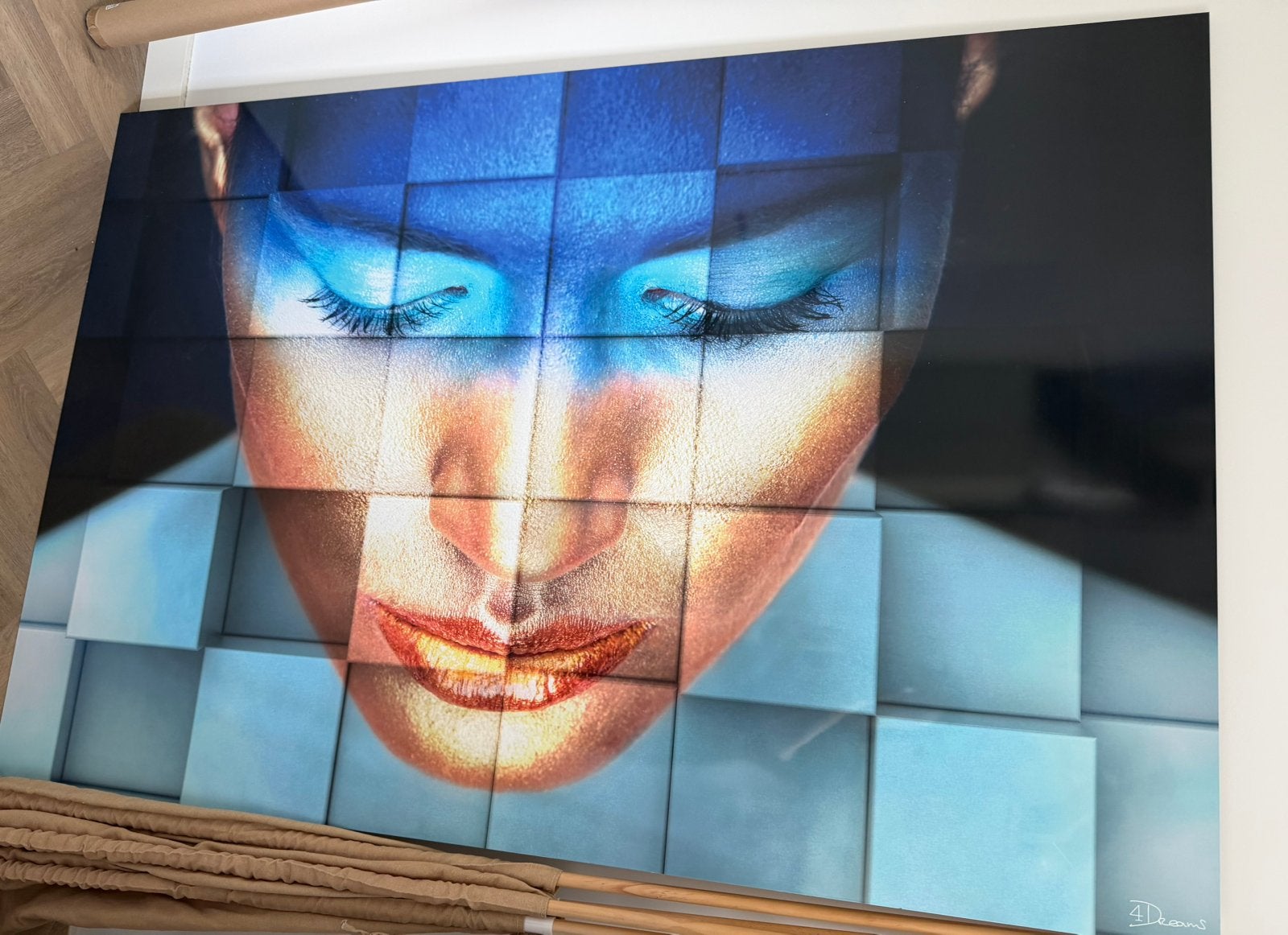 Blue girl - BAS 4dreams schilderij, Ophalen