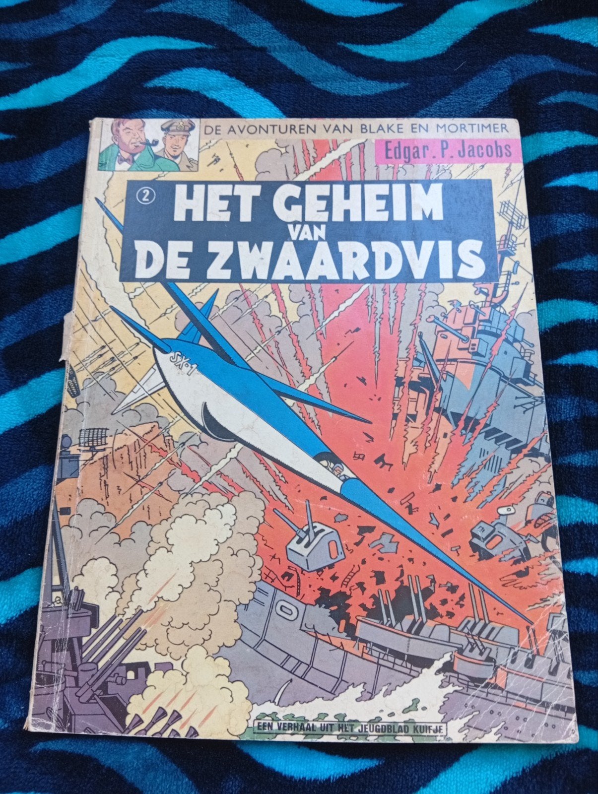 Blake en Mortimer: Het Geheim van de Zwaardvis (deel 2), Eén stripboek, Ophalen of Verzenden, Gelezen, Edgar P. Jacobs