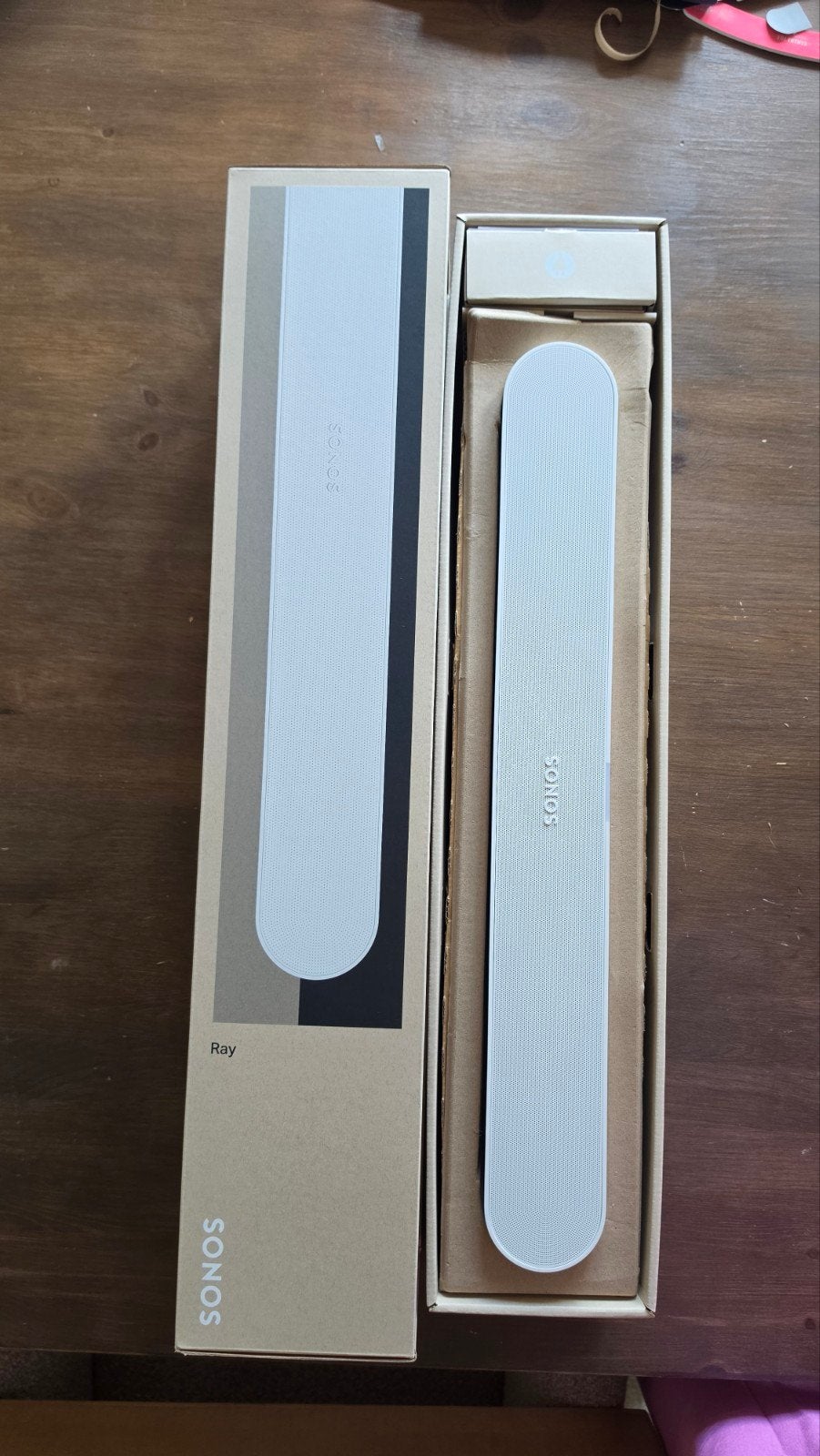 Sonos Ray Soundbar - nieuw, incl. snoertjes, Ophalen of Verzenden, Nieuw
