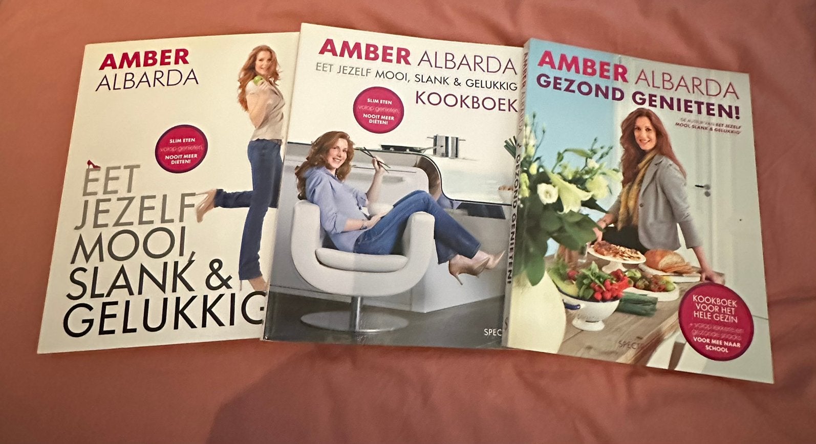 Amber Albarda Kookboeken - Eet Jezelf Mooi, Slank & Gelukkig, Voorgerechten en Soepen, Ophalen of Verzenden, Zo goed als nieuw
