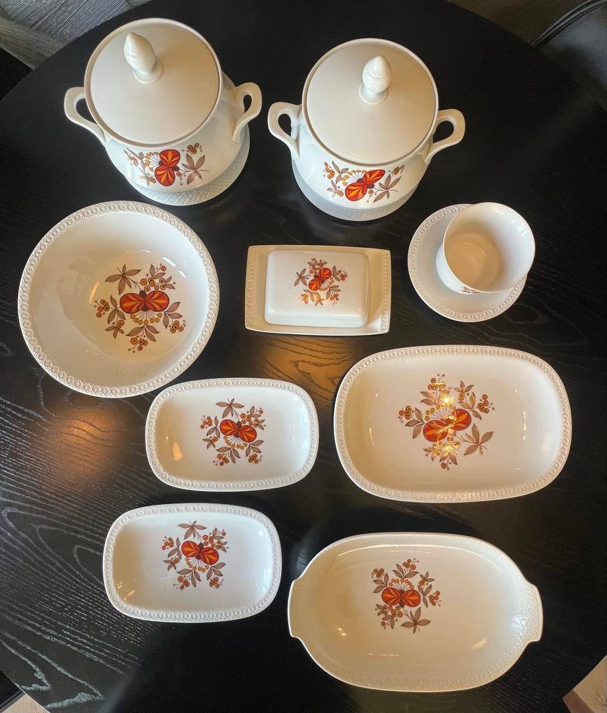 Vintage Bavaria Schumann Arzberg Servies - 9 Delen, Antiek en Kunst, Antiek | Servies compleet, Ophalen