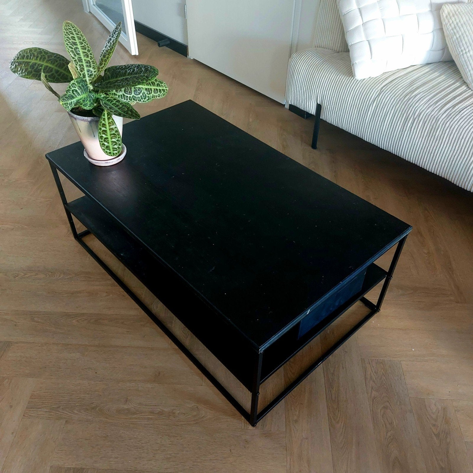 Salontafel 1000x600x380mm, Ophalen, Gebruikt, 50 tot 100 cm, 50 tot 100 cm