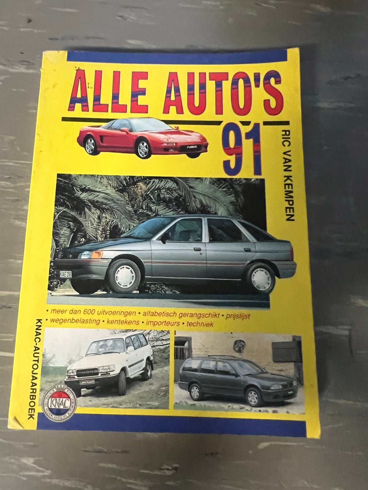 Alle Auto's 91 - KNAC-Autojaarboek door Ric van Kempen, Ophalen of Verzenden, Gelezen, Algemeen