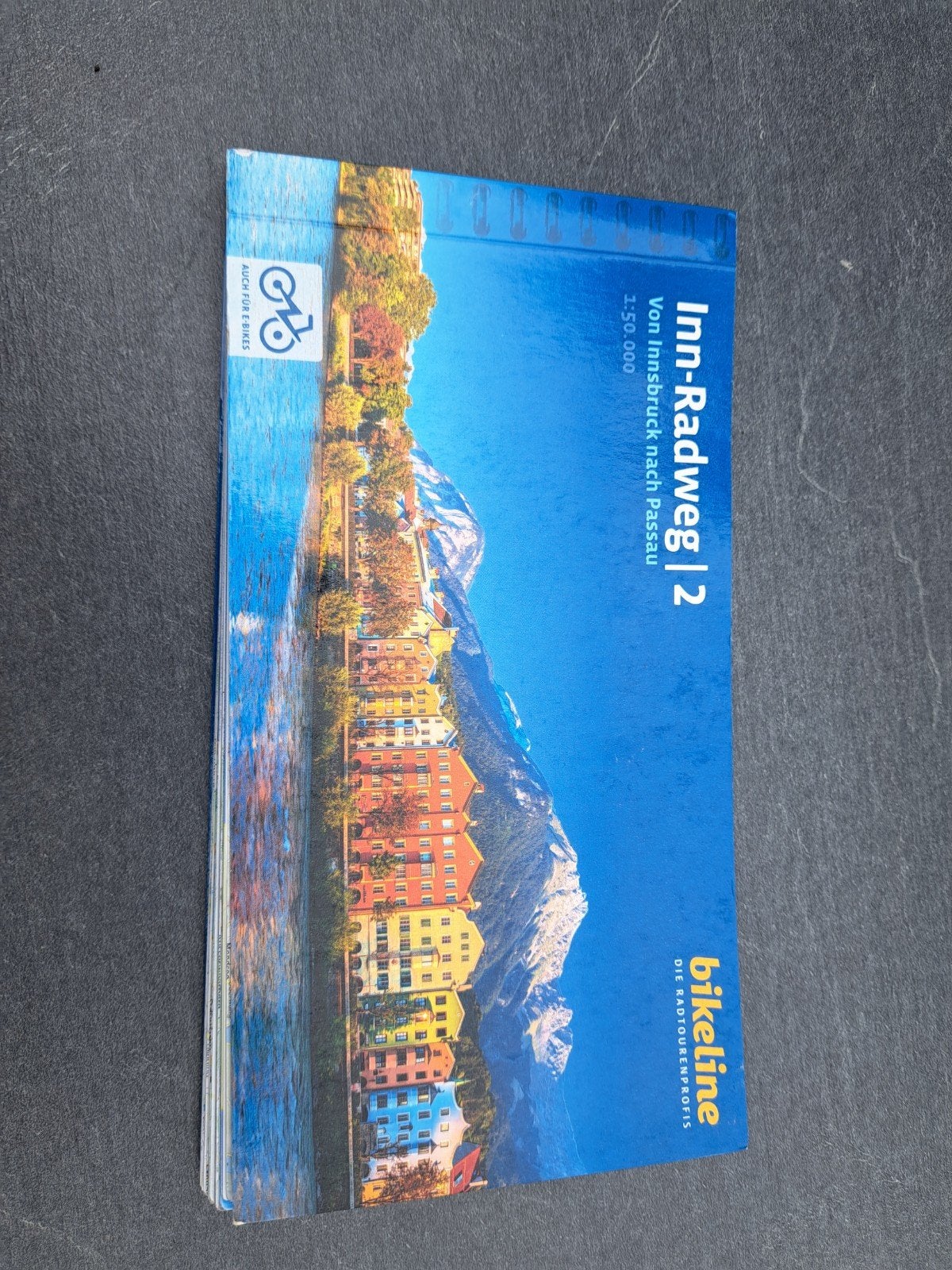 Inn-Radweg 2 Fietsgids: Innsbruck naar Passau, Boeken, Reisgidsen, Zo goed als nieuw, Fiets- of Wandelgids, Europa, Overige merken