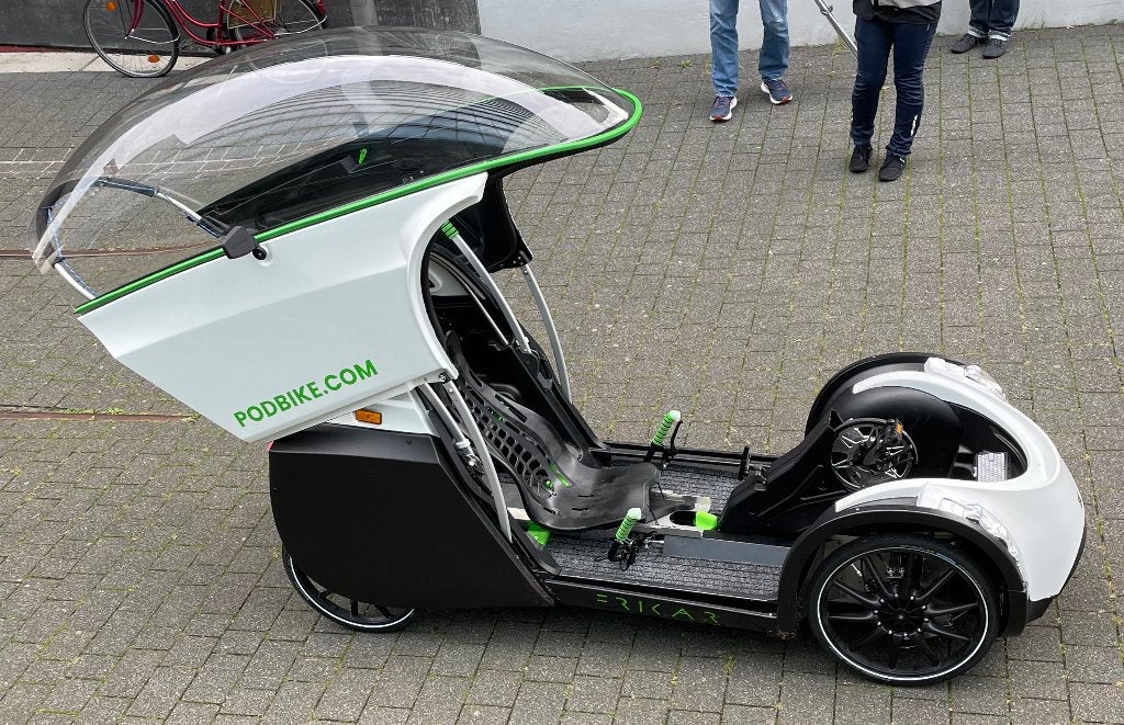 Podbike type Frikar (wit) 2 wiel aandrijving, Overige merken, Onderstuur, Ophalen of Verzenden, Zo goed als nieuw