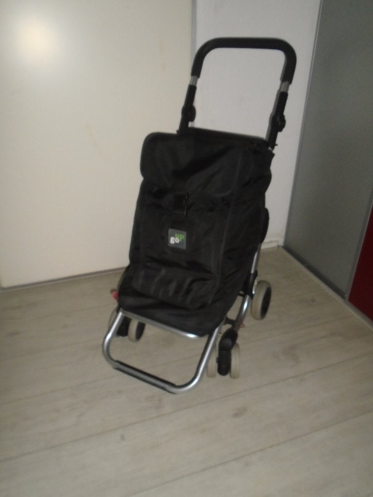 Playmarket Go Up Boodschappentrolley Zwart, 40 tot 60 cm, Zwart, Ophalen of Verzenden, Zo goed als nieuw