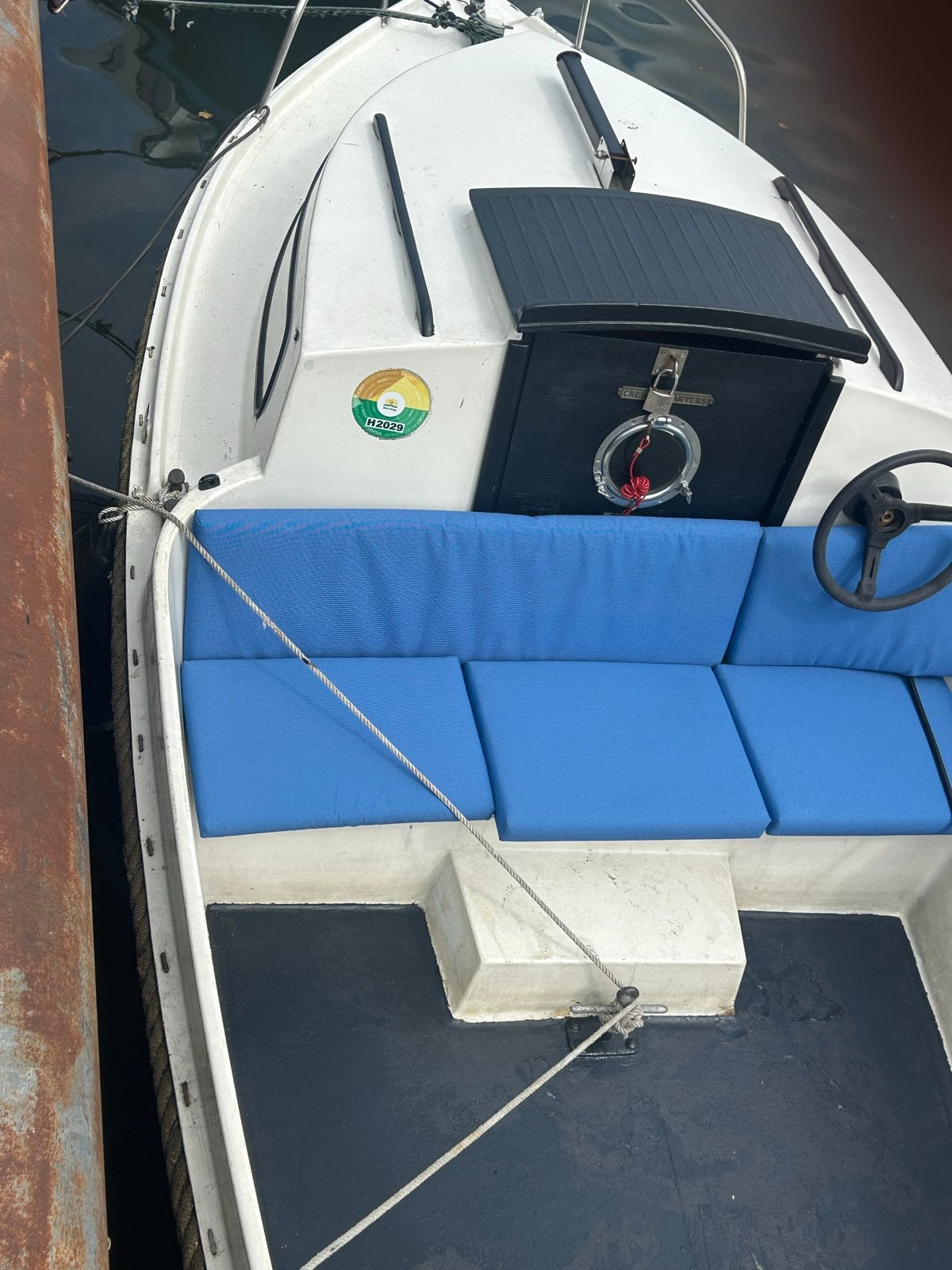 Leuke kajuitboot met Buitenboordmotor 9,9 PK, Overige merken, Gebruikt, Kajuitboot, Buitenboordmotor
