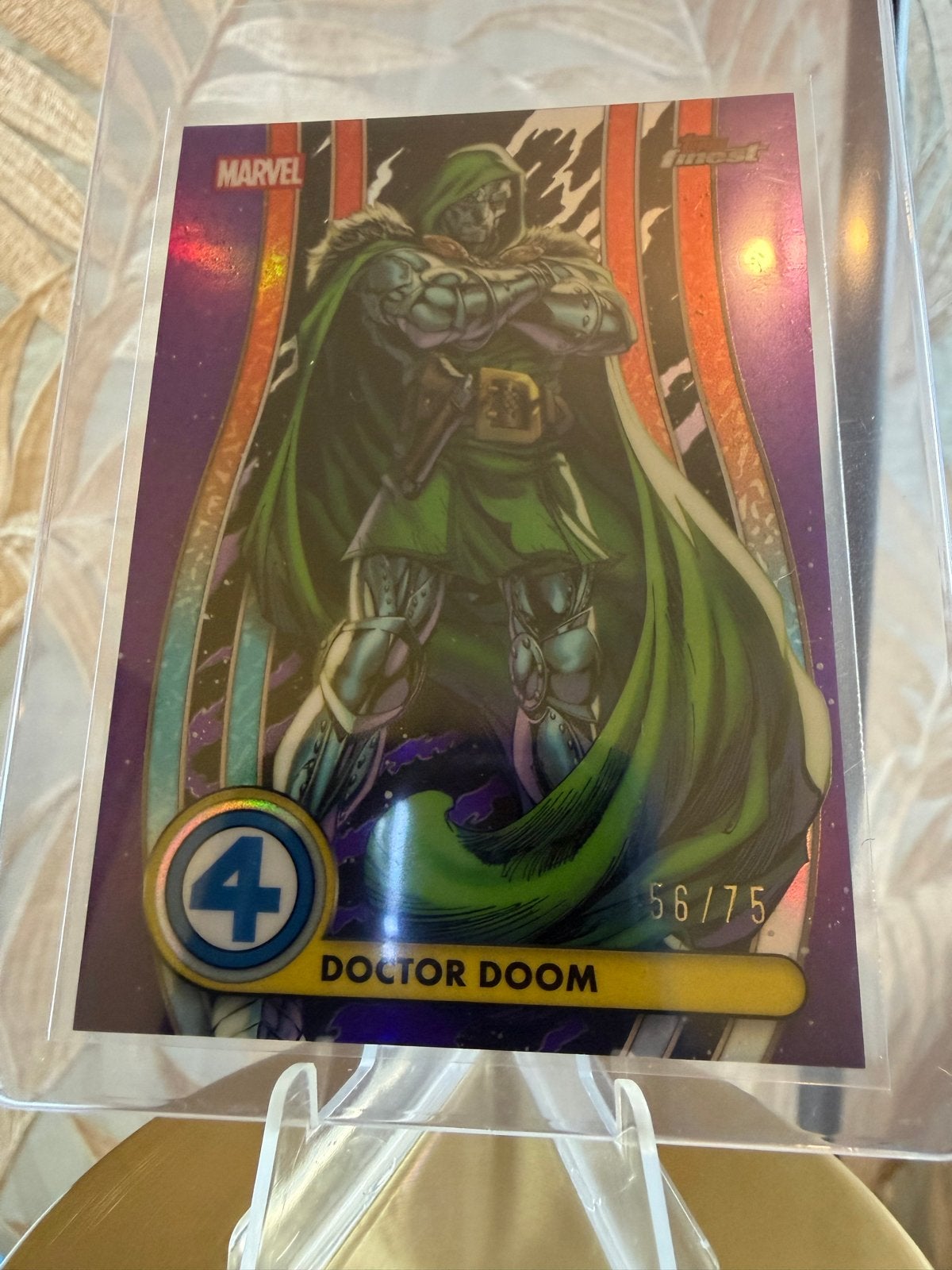 Marvel Finest Doctor Doom (56/75), Ophalen of Verzenden, Overige figuren, Zo goed als nieuw, Papier, Kaart of Schrift