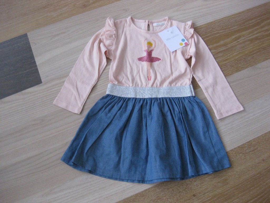 Nieuwe katoenen jurk Little celebs maat 92, Kinderen en Baby's, Kinderkleding | Maat 92, Little celebs, Nieuw, Jurk of Rok, Verzenden