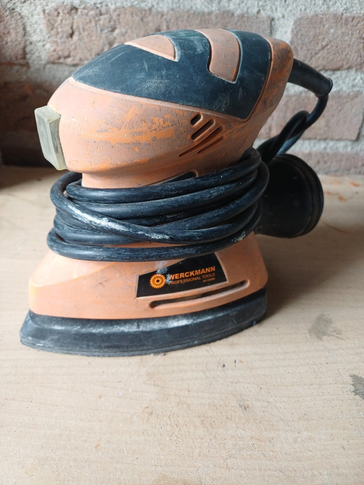 Werckmann WDS-180 vlakschuurmachine, Ophalen of Verzenden, Gebruikt, Minder dan 600 watt, Vlakschuurmachine