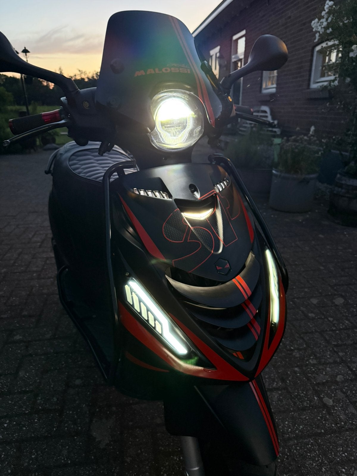 80cc Piaggio zip full malossi & optie ~ brom, Fietsen en Brommers, Scooters | Piaggio, Ophalen, Gebruikt, Maximaal 45 km/u, Zip