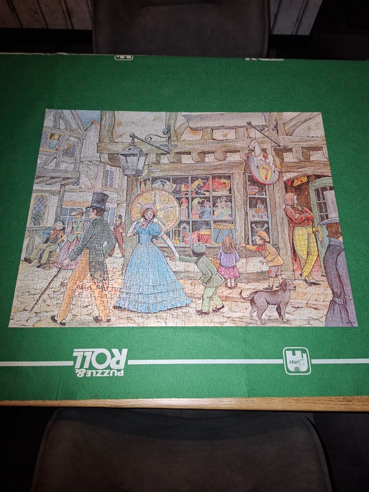MB puzzel, speelgoedwinkel, Ophalen of Verzenden, 500 t/m 1500 stukjes, Zo goed als nieuw, Legpuzzel
