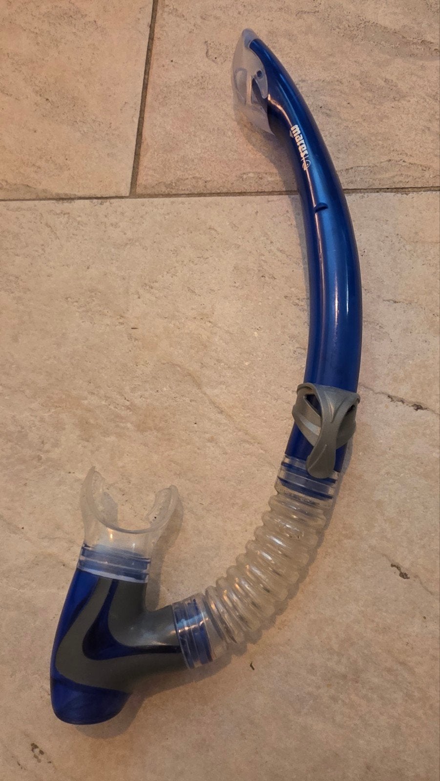 Mares Snorkel - Blauw, Watersport en Boten, Snorkelen, Ophalen of Verzenden