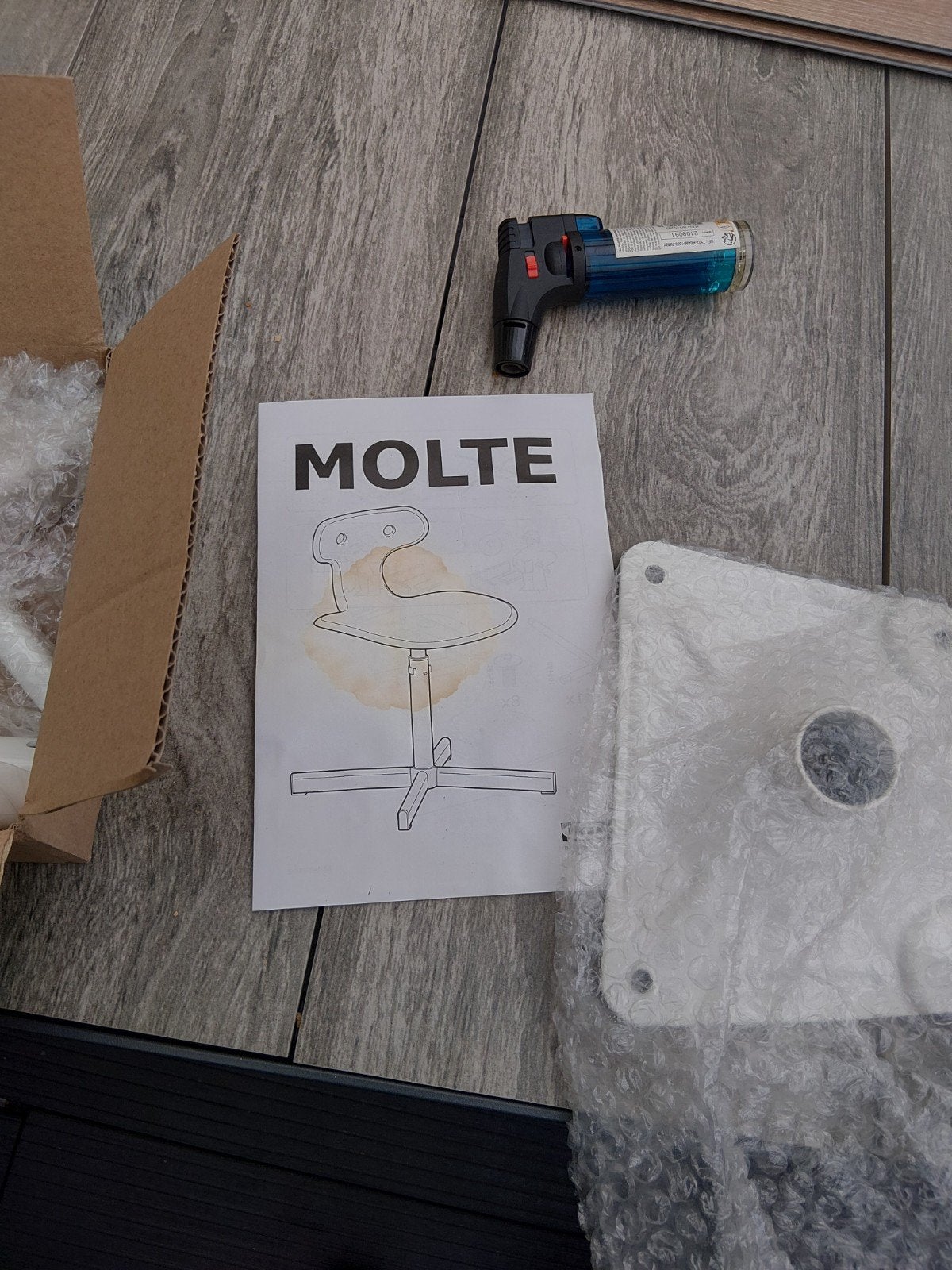 onderstel moeten buro stoel ikea molte, Ophalen