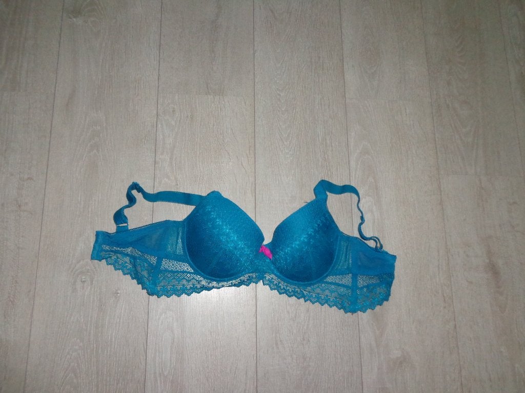petrolkleur BH van Hunkemoller, maat 75 E, Ophalen of Verzenden, BH