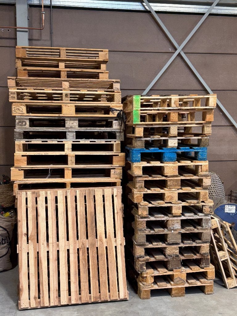 pallets, Ophalen, Gebruikt, 50 mm of meer, Pallet