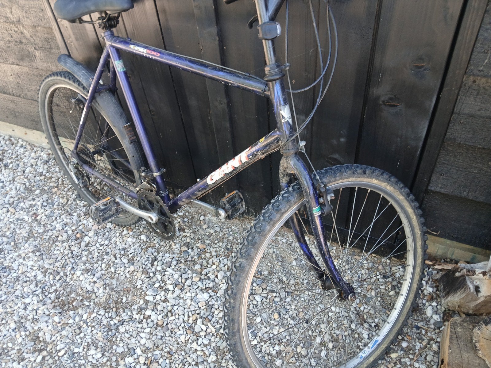 Giant mountain bike, Ophalen