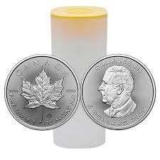 25 x 1 oz maple leaf 2026 -- Meerdere tubes aanwezig, Ophalen of Verzenden, Zilver
