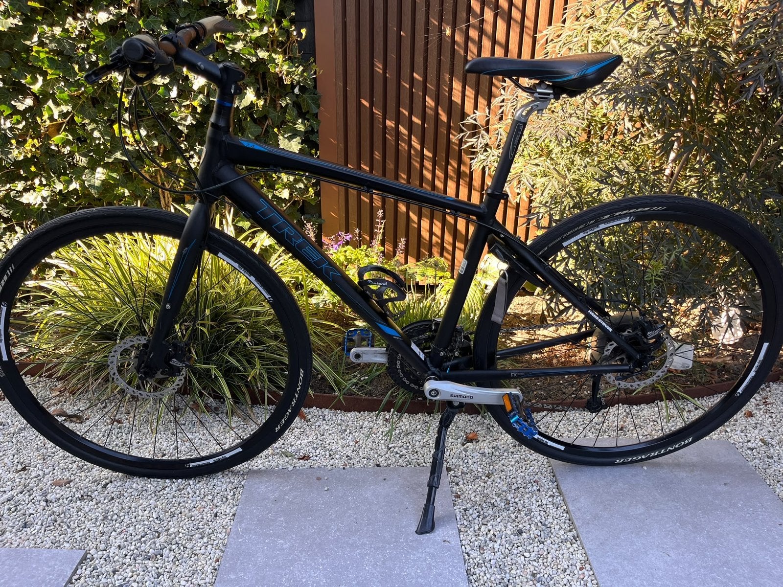 Trek 7.4 FX Hybride Fiets - 27 versnellingen, schijfremmen, Gebruikt, Minder dan 47 cm, Meer dan 20 versnellingen, Ophalen