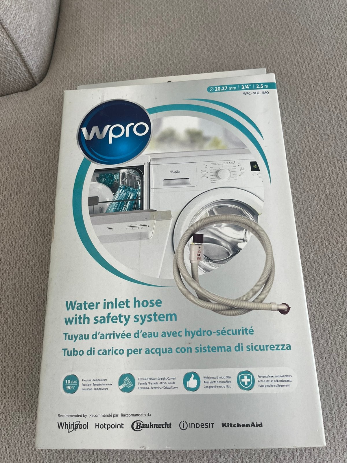 Wpro wateraanvoerslang  2,5 meter, Ophalen, Nieuw, Overige typen