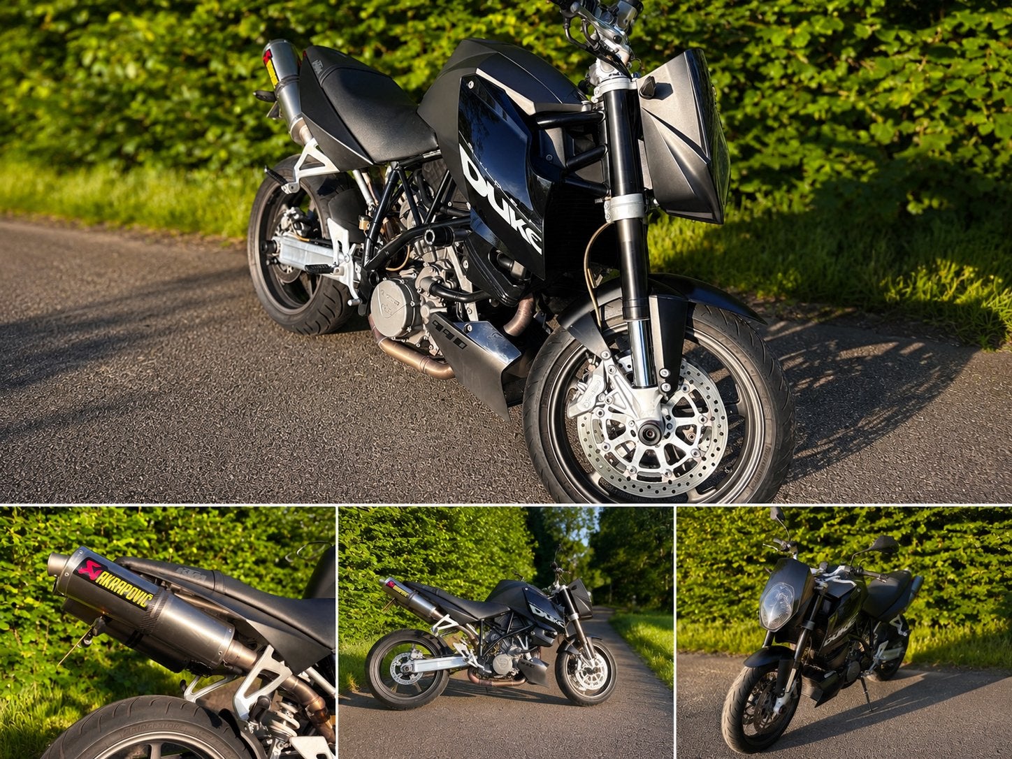 KTM 990 Superduke 2005 - Akrapovic, goed onderhouden, Motoren, 2 cilinders, Sportuitlaat, Motorrijbewijs A, Gebruikt