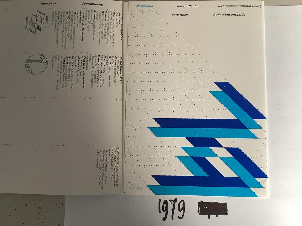 Jaarcollectie PTT postzegels 1979 - niet compleet, Postzegels en Munten, Postzegels | Volle albums en Verzamelingen, Ophalen of Verzenden