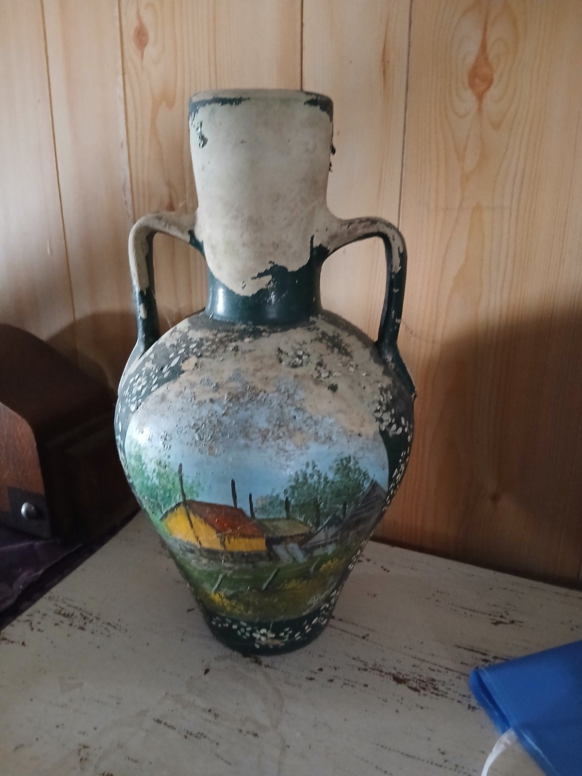 Decoratieve vazen set - Handgeschilderd en Delfts Blauw, Ophalen