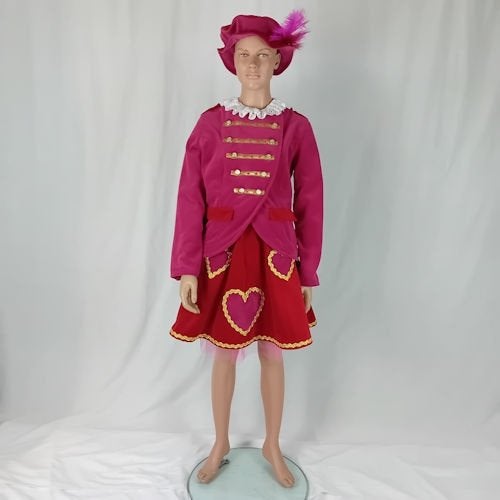 Nieuwe dames pietenpak met hartjes maat S merk Markeys, Diversen, Sinterklaas, Nieuw, Ophalen of Verzenden