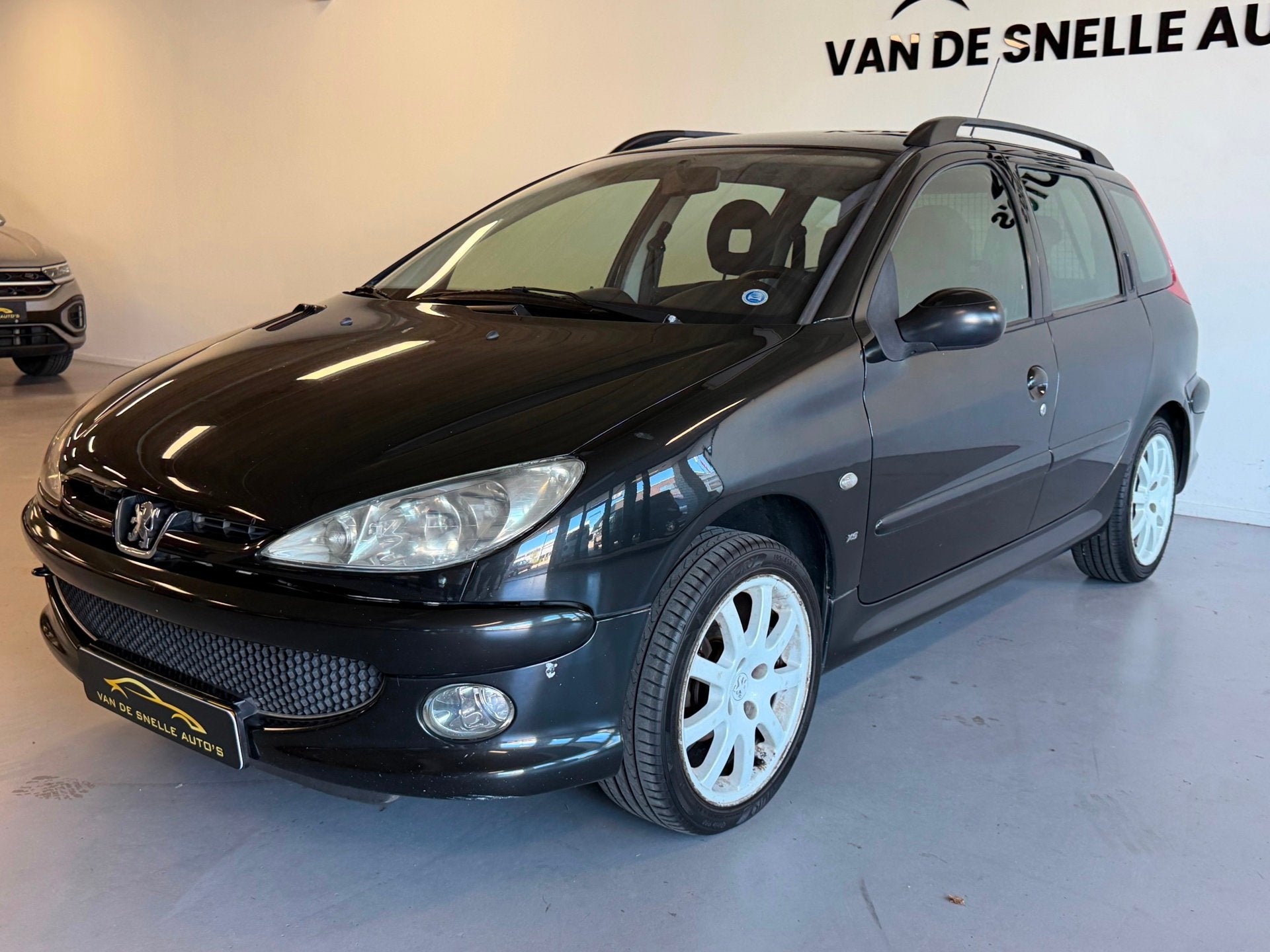 Peugeot 206 SW 1.4 XS, Auto's, Peugeot, Voorwielaandrijving, 4 cilinders, Zwart, Origineel Nederlands