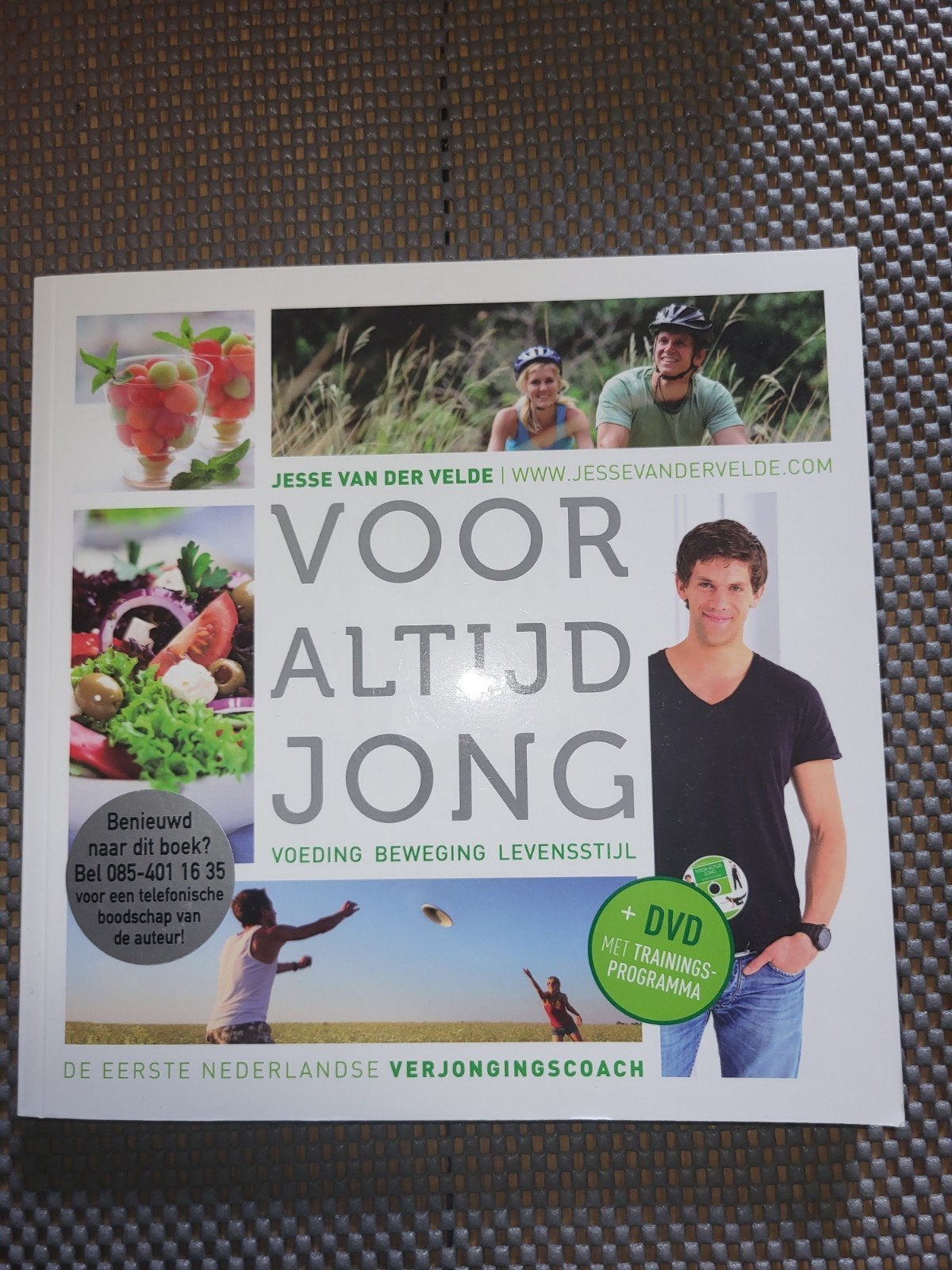 Voor altijd jong,  incl dvd, jesse van der velde, Boeken, Ophalen of Verzenden, Zo goed als nieuw, Jesse van der Velde