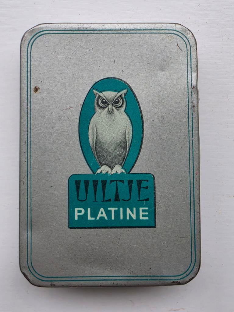Uiltje Platine la bolsa Kampen sigaren blikje, Verzamelen, Ophalen of Verzenden, Gebruikt, Overige