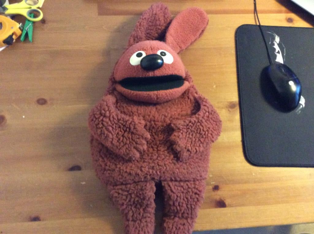 vintage Rowlf muppets handpop. Fisher Price 1977, Verzamelen, Ophalen of Verzenden, Gebruikt