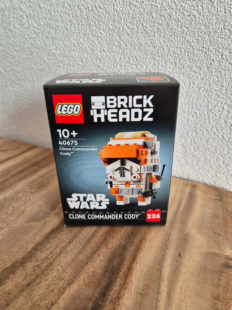 Lego Star Wars Brickheadz 40675 Clone Commander Cody nieuw, Lego, Lego, Lego, Nieuw