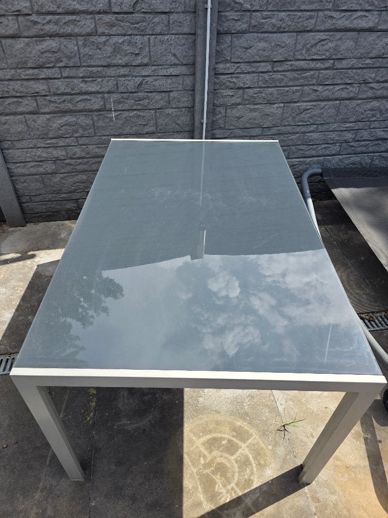 Tuintafel, Ophalen, Gebruikt, Rechthoekig, Overige materialen