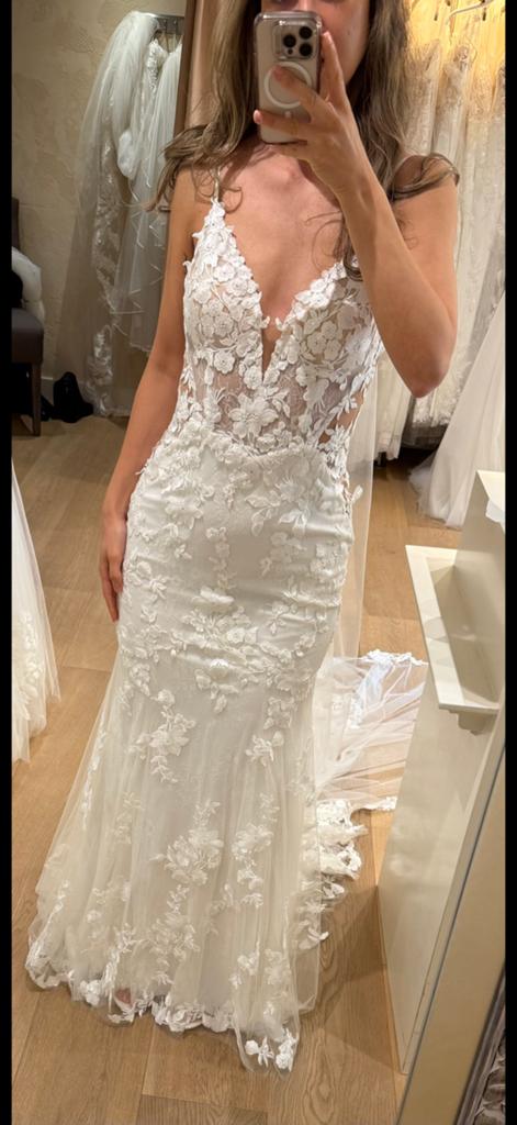 Alara by Enzoani bruidsjurk (weddingdress), Ophalen, Zo goed als nieuw, Wit, Trouwjurk